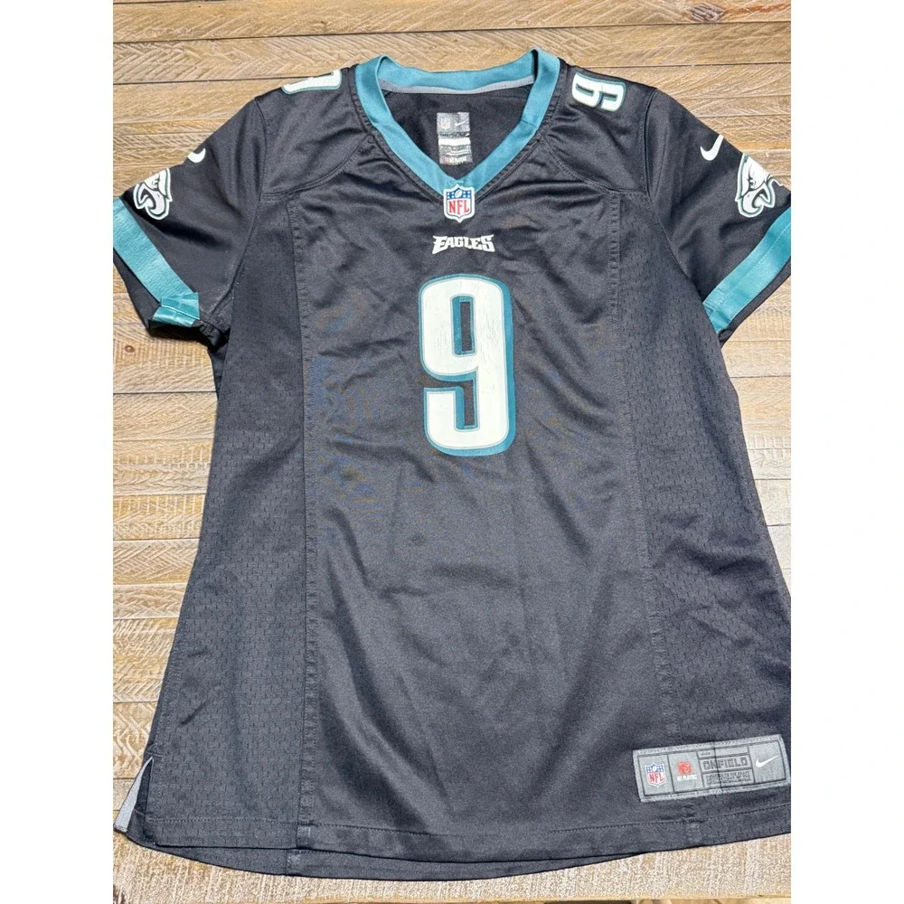Nike Philadelphia Eagles Nick Foles Jersey Womens Large Black Preloved